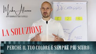 Come Decappare o schiarire una colorazione dei capelli sovraccaricati di colori per ottenere risul🤩 [upl. by Clari]