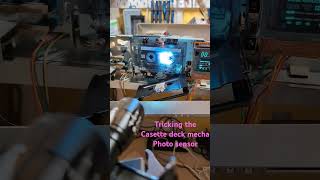 How to easily trick the cassette deck mecha photo sensor [upl. by Aicrop871]