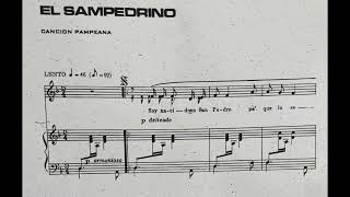 El SampedrinoCancion Pampeana  piano accompaniment [upl. by Lillian982]