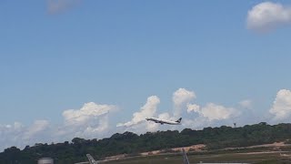 Embraer E195AR PRAXT departure from Manaus to Boa Vista [upl. by Aytak]