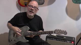 Demoing a James Trussart Steelcaster Nottingham City Guitars [upl. by Sukram]