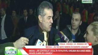 Becalisteauachelsea 10 declaratie Becali dupa meci [upl. by Ecyob534]