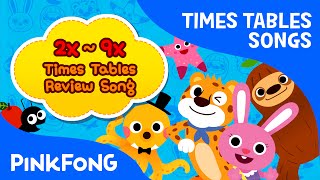 2x9x Times Tables Review Song  Times Tables Songs  PINKFONG Songs for Children [upl. by Motteo]