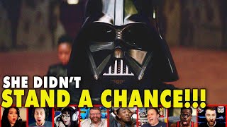 Reactors Reaction To Reva Challenging Darth Vader On Obi Wan Kenobi Episode 5  Mixed Reactions [upl. by Mazur948]