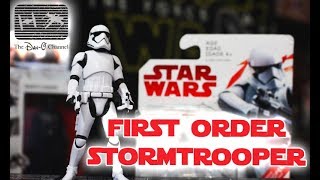 Star Wars The Last Jedi  First Order Stormtrooper Force Link Action Figure review [upl. by Chita]