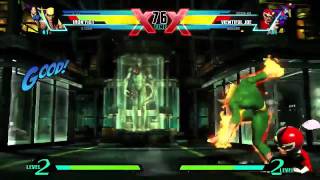 PS Vita  Ultimate Marvel vs Capcom 3 TGS 2011  sonyvitacompl [upl. by Tongue]