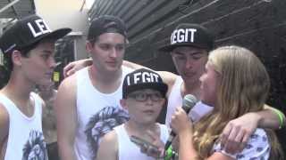 Ochoa Boyz Casual Interview Part 2 at Erika Tascons Birthday Bash for CHLA [upl. by Herwick183]