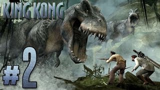 DINOSAUR ATTACK  Peter Jacksons King Kong  Ep2 XBOX 360 [upl. by Terrag491]