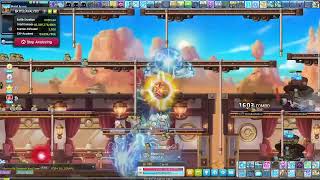 Maplestory GMS Reboot Destiny Remastered Ice Lightning training at Hotel Arcus TND2 [upl. by Roselani]