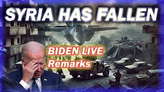 BREAKING Syria Has Fallen  Biden Addresss America  Israel Strikes [upl. by Noruq]