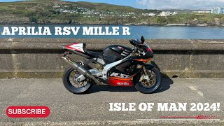 Aprilia RSV Mille R  Isle of Man 2024 [upl. by Hodgkinson]