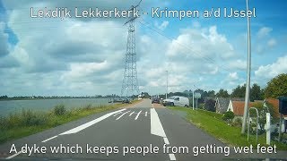 Lekdijk Lekkerkerk  Krimpen aan den IJssel [upl. by Woodson]