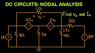 DC Circuits Episode 19 Nodal Analysis Part 4 [upl. by Phenice431]