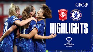 FC Twente Women 13 Chelsea Women  HIGHLIGHTS amp MATCH REACTION  UWCL 2425 [upl. by Onitrof]