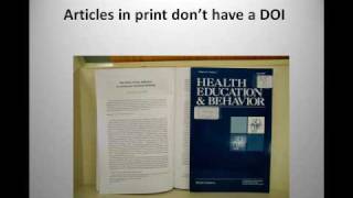 Citing Journal Articles in the APA Style [upl. by Kinch]