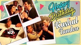 Kushal Tandon BIRTHDAY CELEBRATION On Sets  Full Video [upl. by Maisey716]