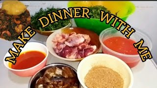 Make Dinner With Me  How To Make Efo Riro  a great way to make efo riro  Nigeria vegetable soup [upl. by Atilek]