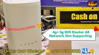 4g 5g Zlt x21 Router With External Outdoor Antenna Port Option Dispatch to Mandi Bahauddin Unlock [upl. by Leamsi]