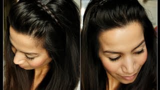 Howto Gevlochten haarbandje [upl. by Annavahs]