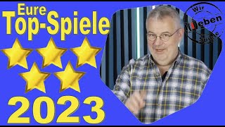 Eure Top 5 Spiele im Jahr 2023 [upl. by Olrak]