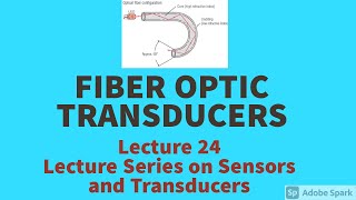 FIBER OPTIC TRANSDUCERSCONSTRUCTION amp WORKING CLASSIFICATION SENSORS amp TRANSDUCERS LECTURE VIDEOS [upl. by Ettenauq]