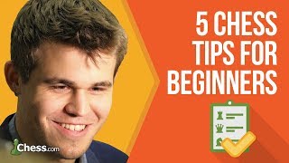 Magnus Carlsens 5 Chess Tips For Beginning Players [upl. by Croom]