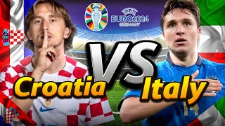 ITALY vs CROATIA  UEFA EURO 2024 [upl. by Dannel]