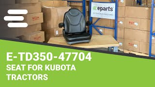 Review Seat for L3560 Kubota Tractor  epartsshop [upl. by Silloc]