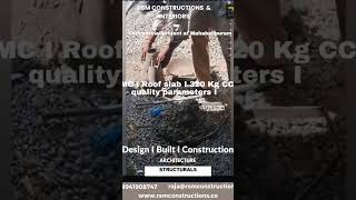 DesignsApprovalsConstructionsinteriorsRSMRMCM20slumpcuberoofslabconcreteconstructions [upl. by Kirit]