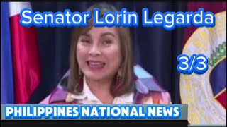 Panayam Kay Senator Lorin Legarda 33 news fyp fypyoutube new [upl. by Ahsitruc399]