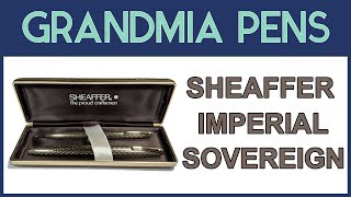 SHEAFFER IMPERIAL SOVEREIGN PEN SET [upl. by Assyram]