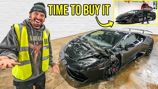 HE CRASHED HIS LAMBORGHINI AFTER WINNING IT … NOW I CAN BUY IT [upl. by Loss]