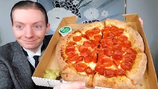 Papa Johns NEW Epic Stuffed Crust Pizza Review [upl. by Cohl]