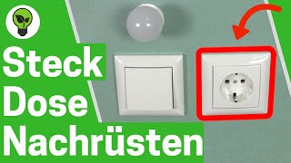 Steckdose an Lichtschalter Anschließen ✅ULTIMATIVE ANLEITUNG Wie Schalter mit Steckdose Nachrüsten [upl. by Allistir427]