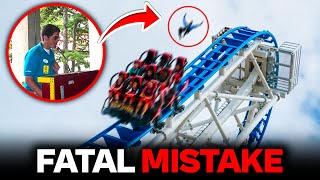 Six Flags Rollercoaster Ride Goes TERRIBLY WRONG [upl. by Morven]