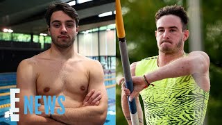 Anthony Ammirati and Jules Bouyer REACT After Going Viral for NSFW Reasons  2024 Olympics E News [upl. by Edrea476]