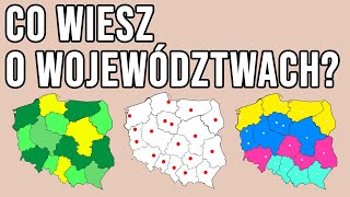 Quiz wiedzy o województwach  Zdobędziesz komplet punktów [upl. by Inanaup]