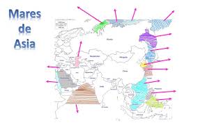 Accidentes geográficos de Asia Mares 2021 [upl. by Ahsienek584]