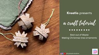 Get Festive This Christmas By Creating Unique Tree Decorations With Toilet Paper Rolls [upl. by Seitz]