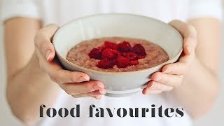 FAVOURITE FOODS I ATE THIS MONTH AS A VEGAN [upl. by Nicoli27]