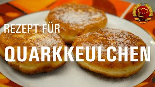 Wunderbares Quarkkeulchen Rezept zum selber backen Omas DDR Rezept [upl. by Hagan148]