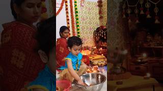 Mumaa ka help karna is compulsory👶🏻😍 shortsvideo youtubeshorts cutebaby viralvideo diwali cute [upl. by Ilatfan]