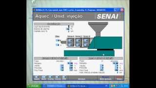 Curso online  Tutorial simulador de Injetora de Plásticos  Injection Mould Machine [upl. by Gaal]