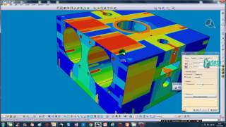 Wall Thickness AnalysisCatia [upl. by Ellerrehs]