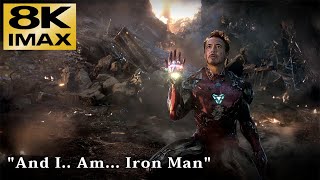 And I Am Iron Man  8K IMAX  The Highest Quality Video on Youtube  Eng Kor Jap SubCC [upl. by Ahsoek]