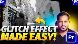 How to Create a Glitch Transition Effect in Premiere Pro Easy Tutorial [upl. by Anirbys]