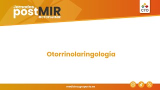 Jornadas PostMIR 2024 Otorrinolaringología [upl. by Erehpotsirhc]