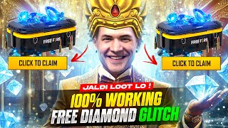 100 WORKING FREE DIAMOND GLITCH 💎 Secret Trick 2024 🔥 GARENA FREE FIRE [upl. by Rebmit]