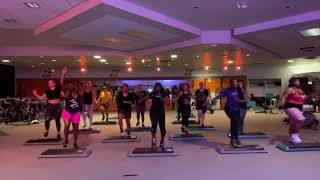 Beginner Step Aerobics Home Workout  Xtreme Hip Hop Step [upl. by Steffie265]