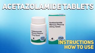 Acetazolamide tablets how to use Uses Dosage Side Effects Contraindications [upl. by Jeu107]